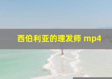 西伯利亚的理发师 mp4